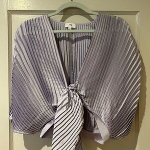 LPA purple tie blouse